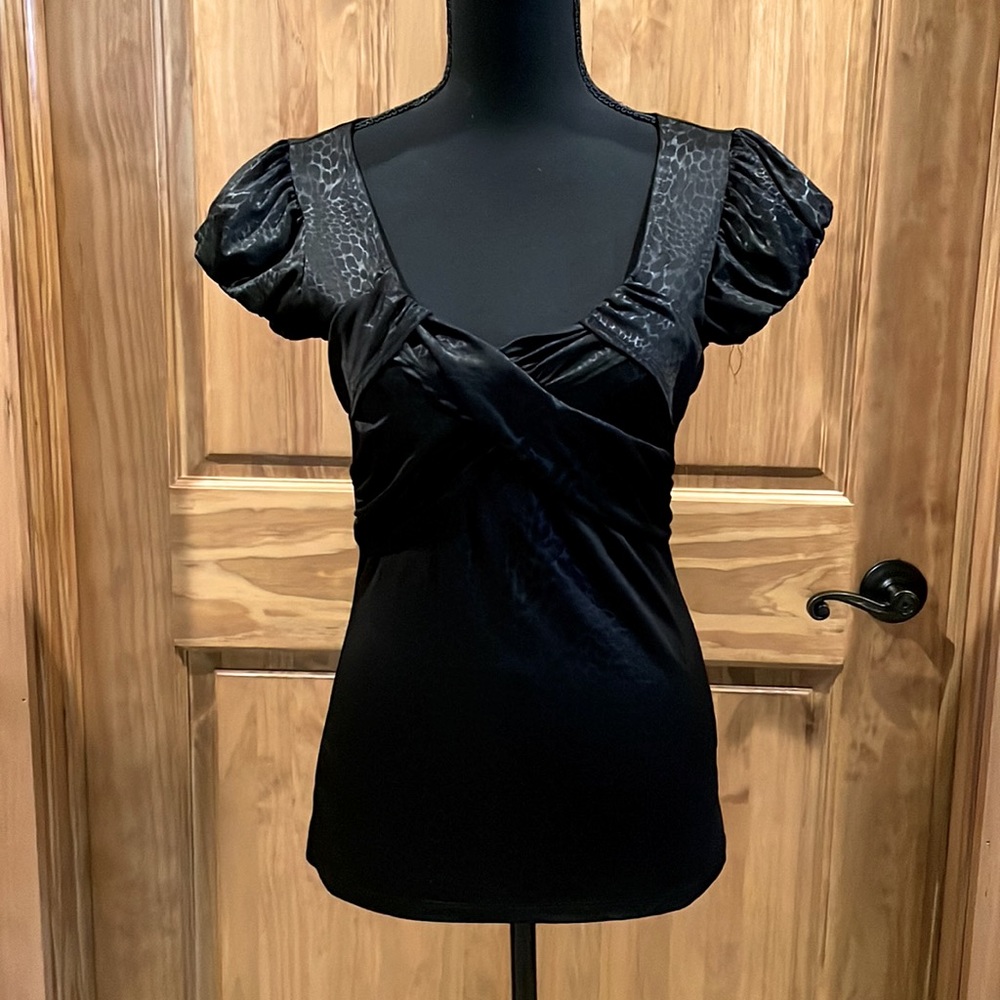 Black dress top